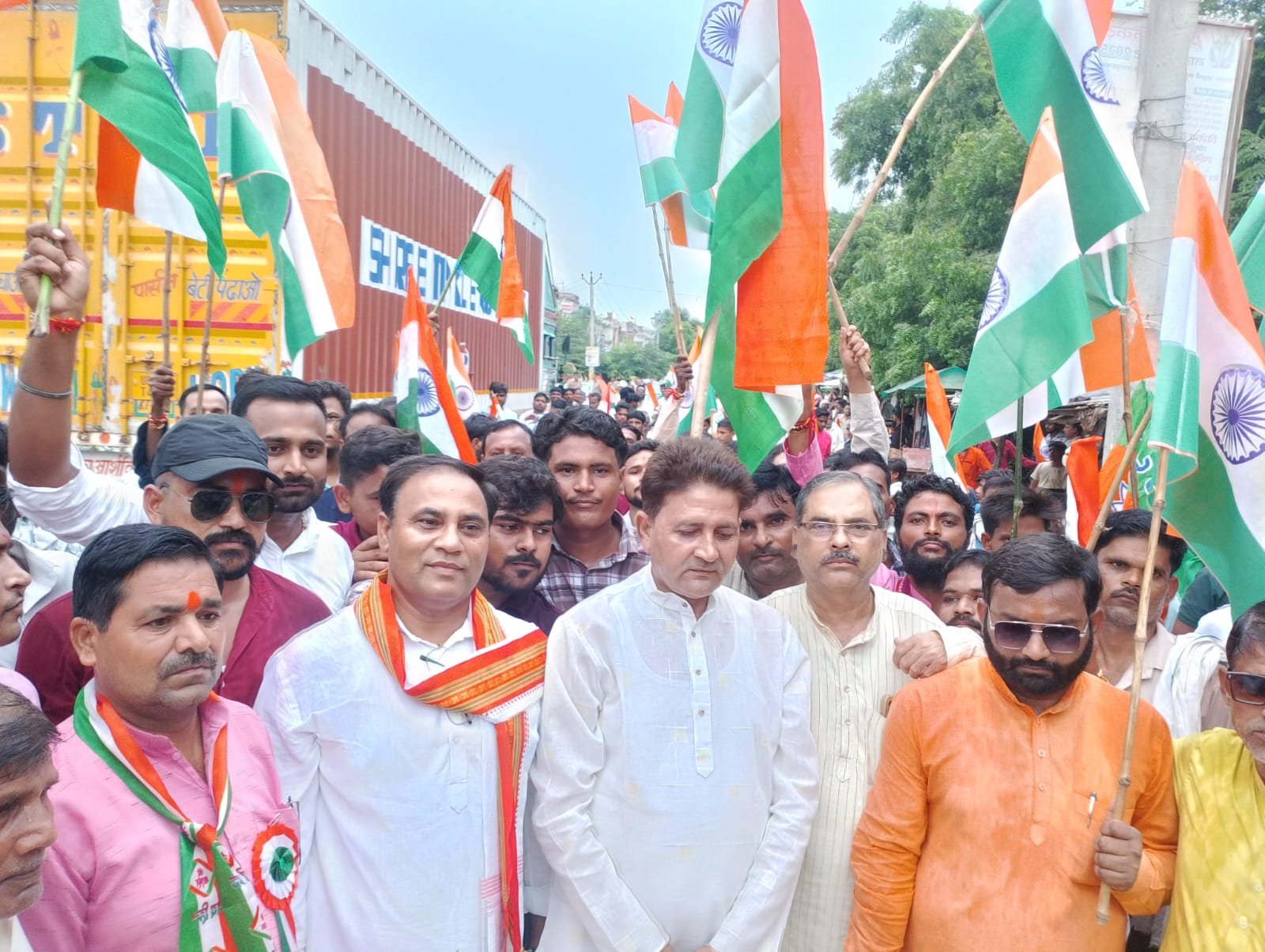 tiranga yatra kannauj