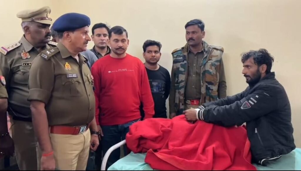 Major action against cow smugglers in Kannauj, three injured in encounter
