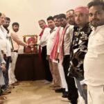 सपा कार्यालय में श्रद्धा के साथ मनाई गई छत्रपति शिवाजी महाराज की जयंती
